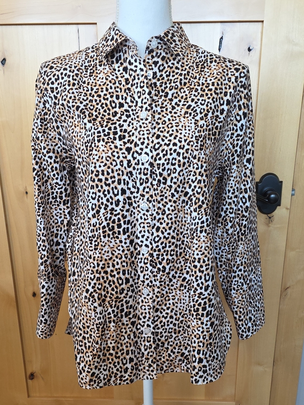 Chico's Cotton Button Down Shirt Size 0.5 US 6
